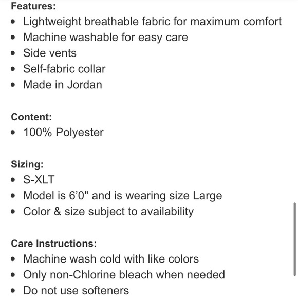 NWT XL Tall Red Bolle Performance Polo - Picture 5 of 5